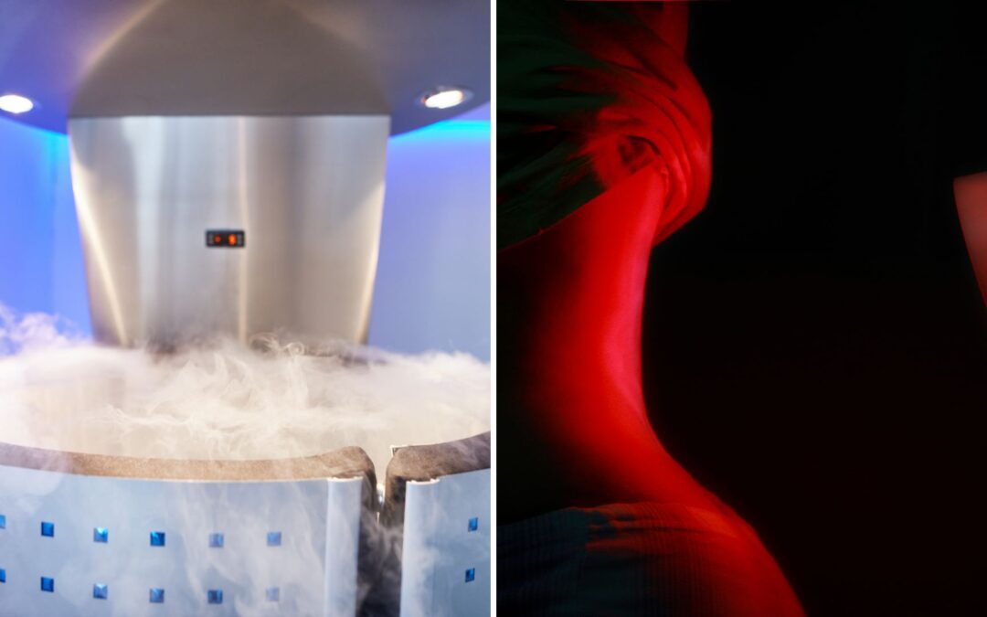 cryotherapy chamber and red light therapy